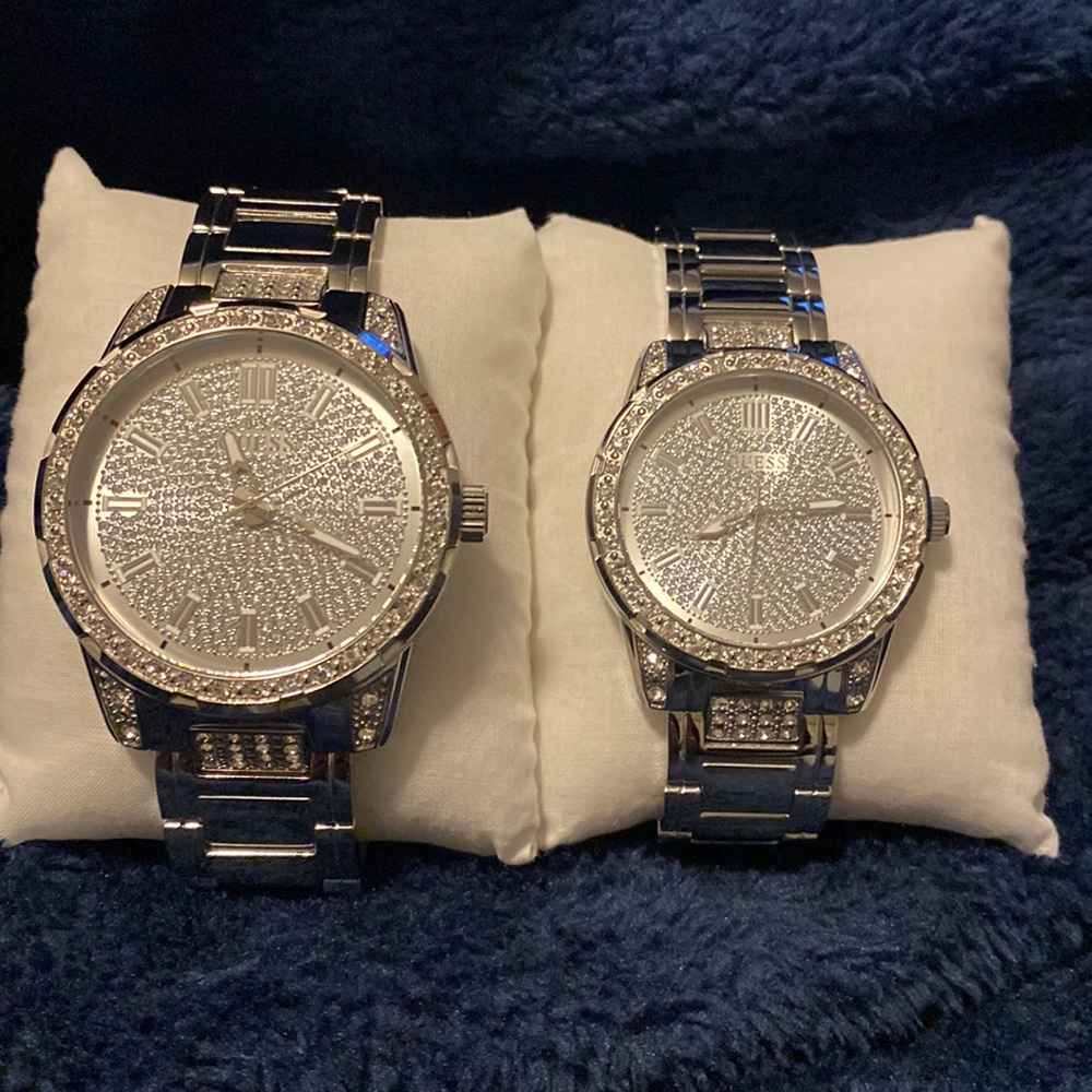 His & Her matching Guess watch